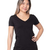 Women's USA-Made Fine Jersey V-Neck T-Shirt