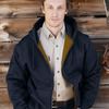 Men's Tall Crossfire Heavyweight Power Fleece Hooded Jacket with Thermal Lining