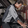 Men's Long Sleeve Automotive Crew Shirt
