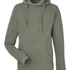 Unisex Pigment-Dyed Fleece Hooded Sweatshirt
